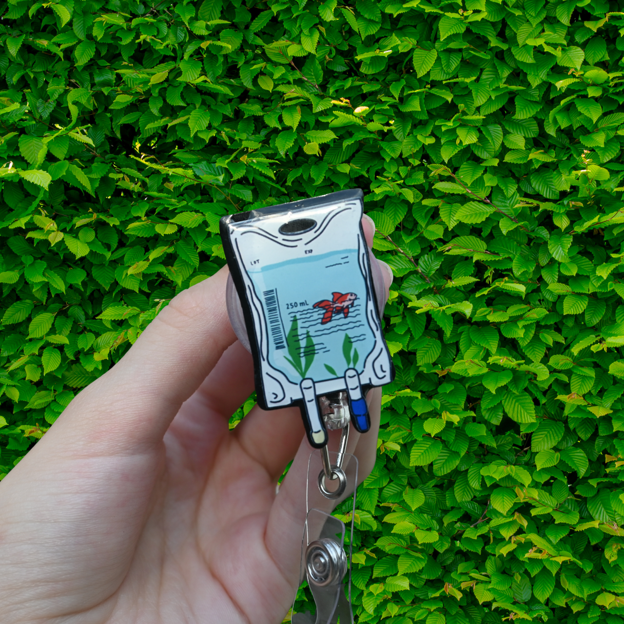 IV Fish Bag Badge