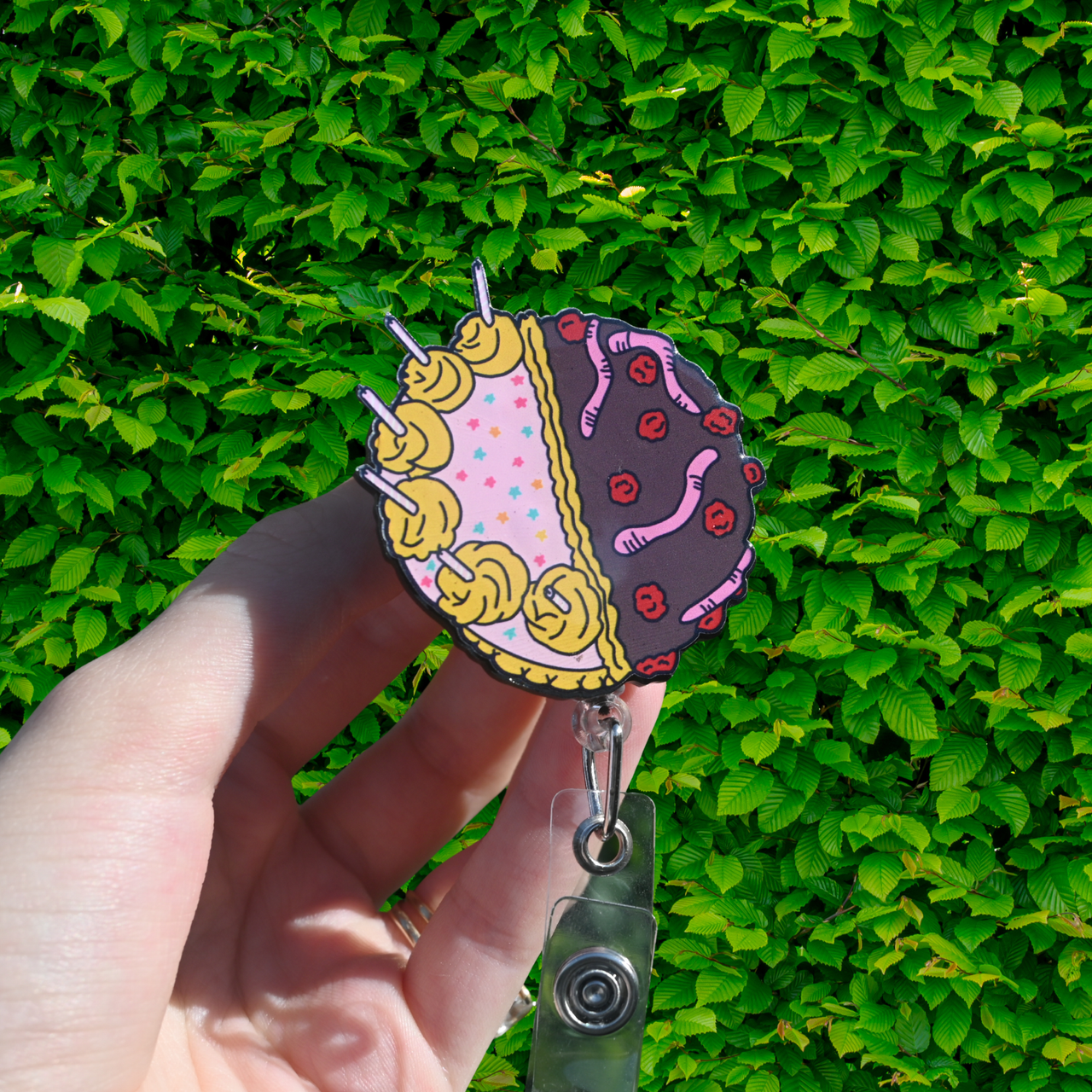 Worm Cake Badge