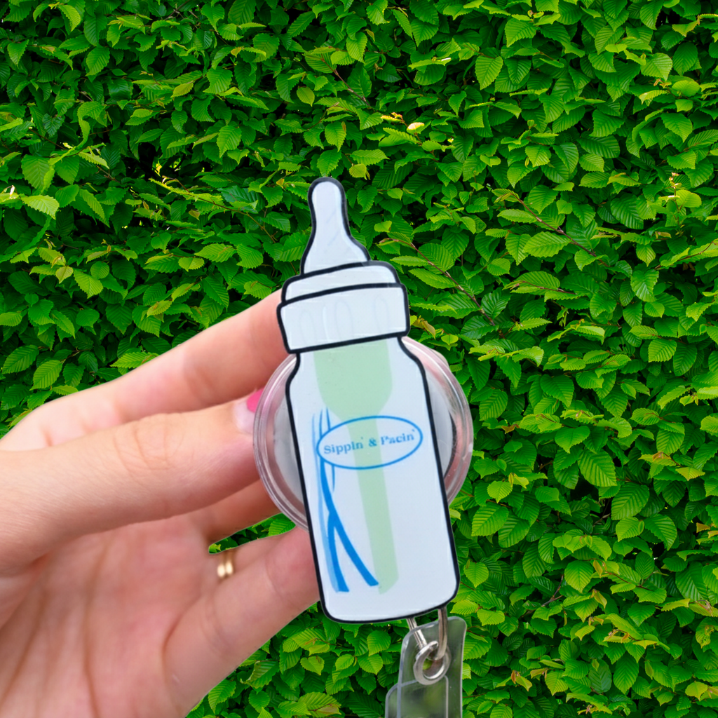 Sippin & Pacin Badge